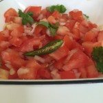 Tomato Chi Koshimbir Recipe (Tomato-Onion salad)