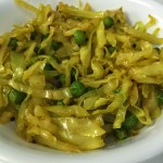 Stir Fry Cabbage With Peas Recipe