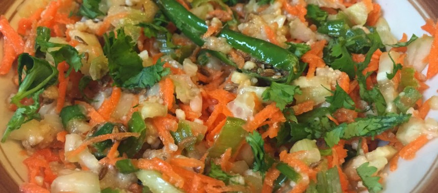 Pachadi Recipe (Spring Onion Salad)