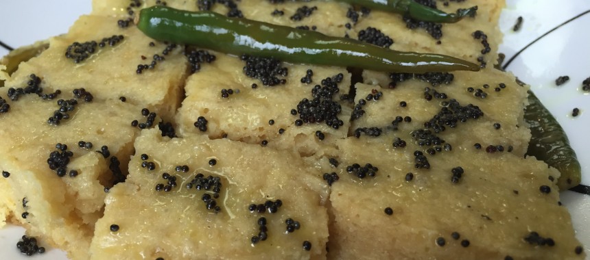 Instant Dhokla (Steamed gram flour dumplings)