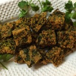 Kothimbir Vadi  Recipe (Coriander Bars)