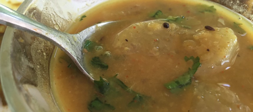 Mulyachi Amti Recipe (Dal with radish)