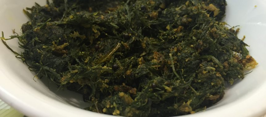 Shepuchi bhaji Recipe (Dill leaves dry bhaji)